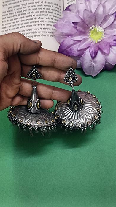 Afghani Style Antique Jhumka Earrings