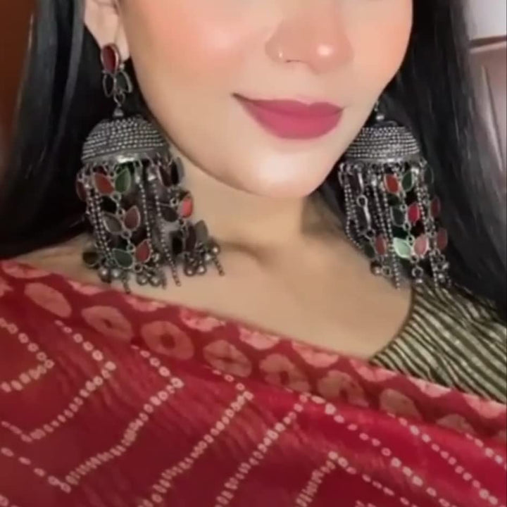 Afghani Style Antique Jhumka Earrings