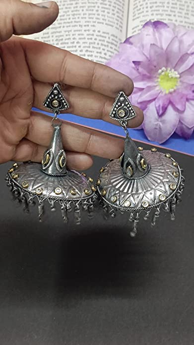 Afghani Style Antique Jhumka Earrings