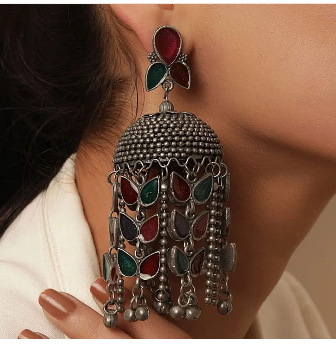 Afghani Style Antique Jhumka Earrings