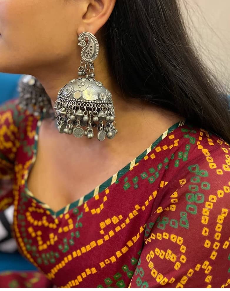 Afghani Style Antique Jhumka Earrings