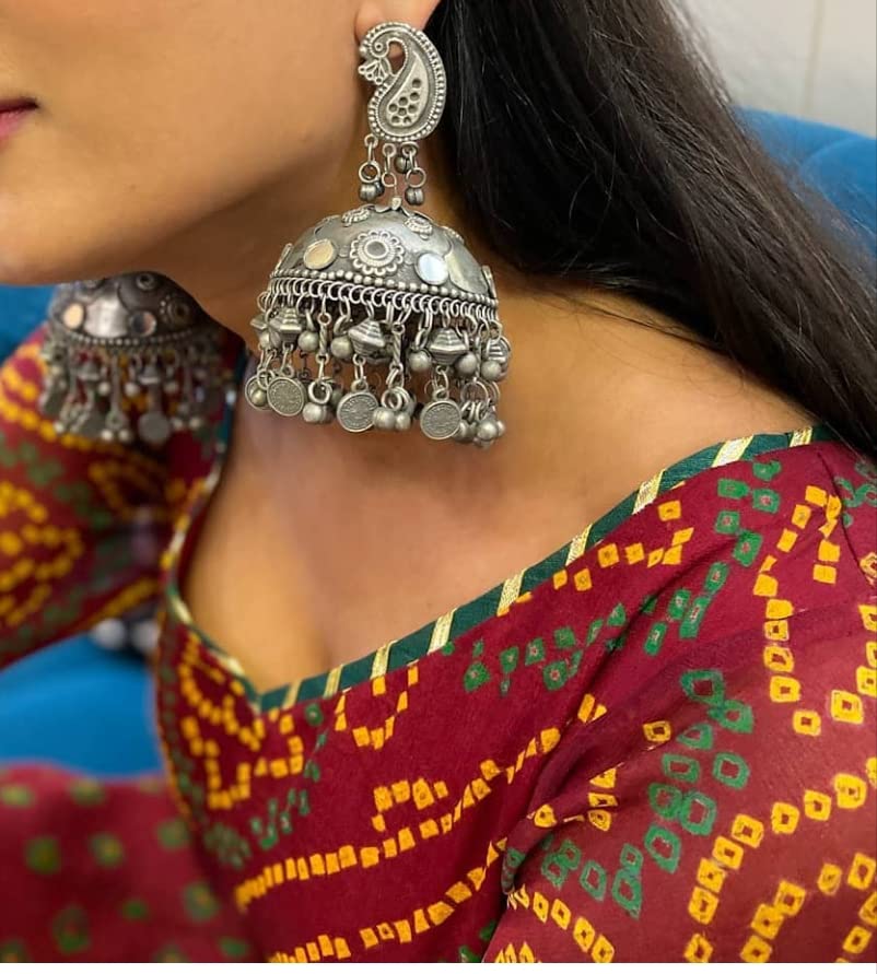 Afghani Style Antique Jhumka Earrings