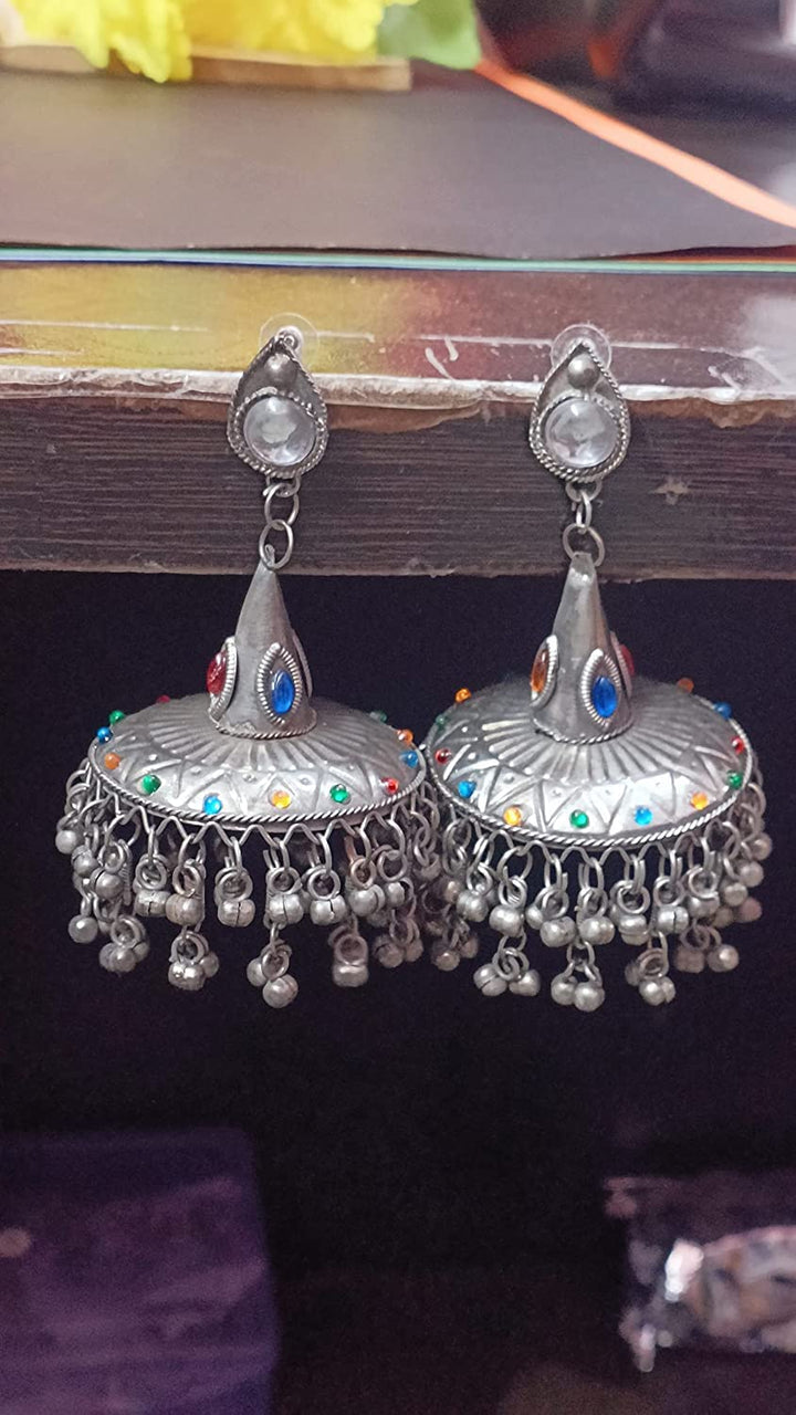 Afghani Style Antique Jhumka Earrings