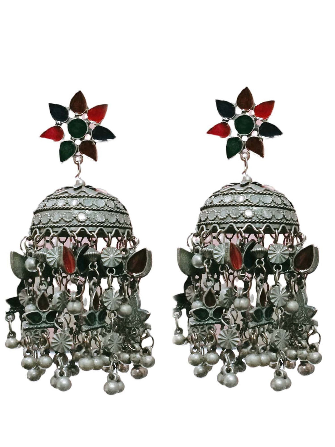 Afghani Style Antique Jhumka Earrings