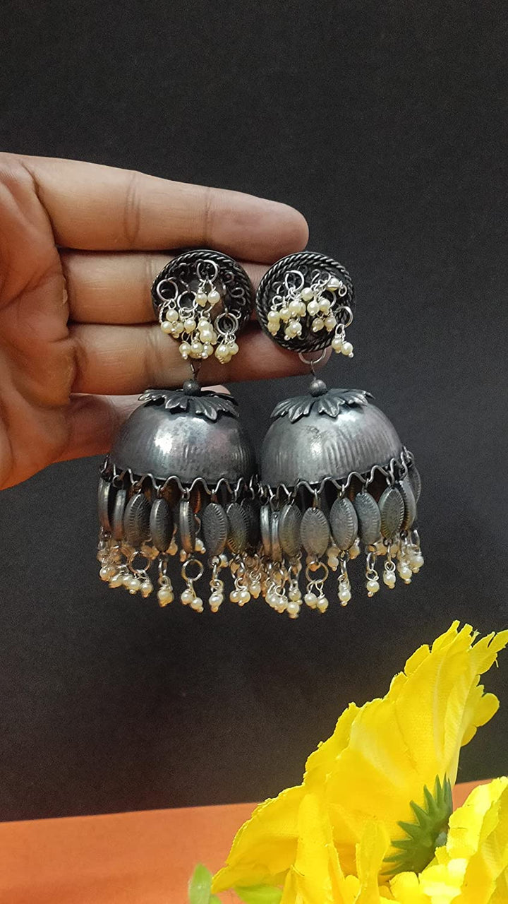 Afghani Style Antique Jhumka Earrings