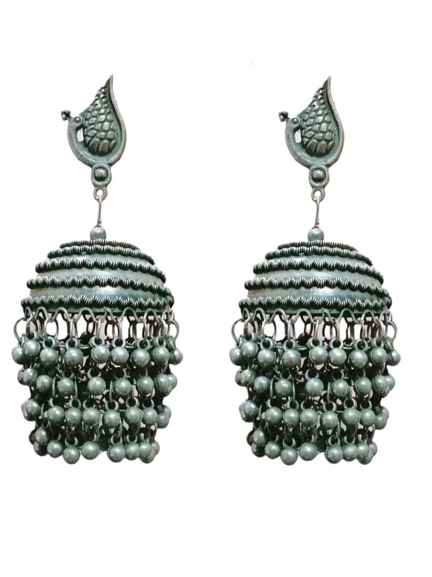 Afghani Style Antique Jhumka Earrings