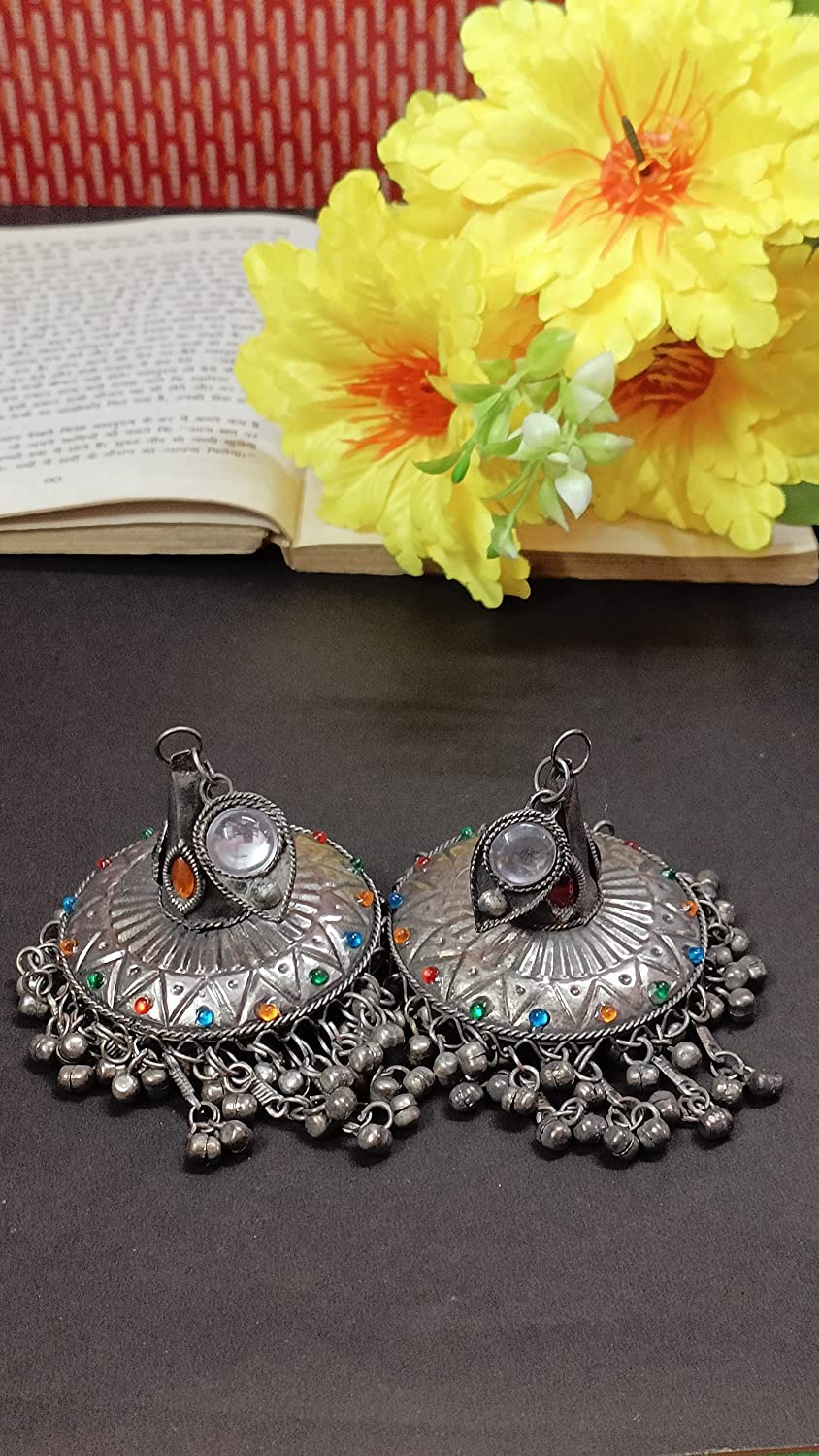 Afghani Style Antique Jhumka Earrings