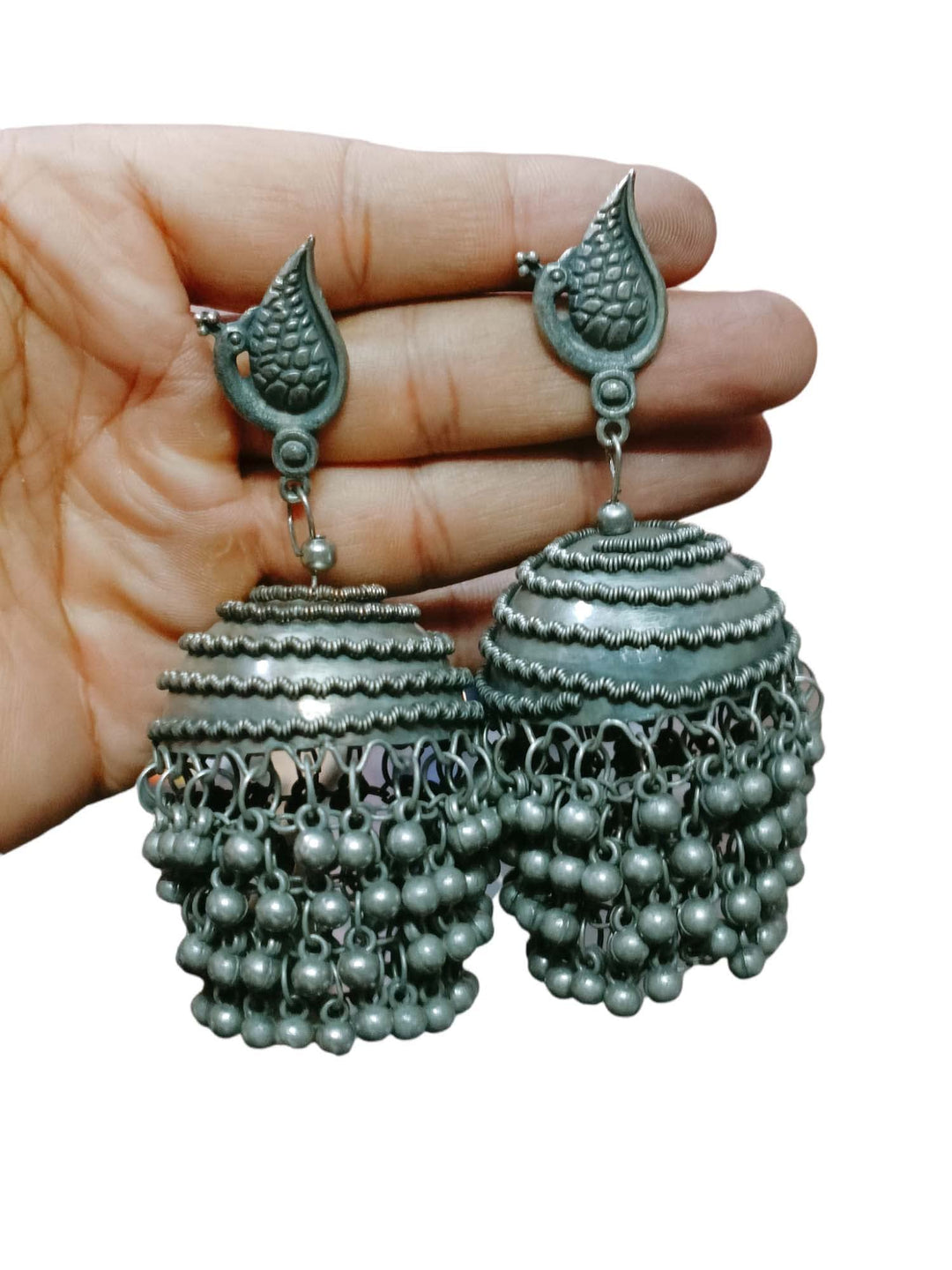 Afghani Style Antique Jhumka Earrings