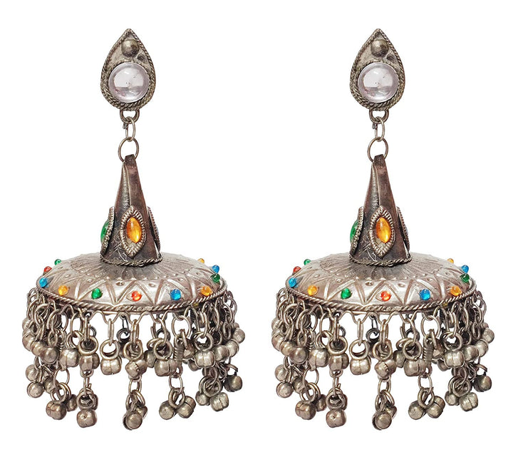 Afghani Style Antique Jhumka Earrings