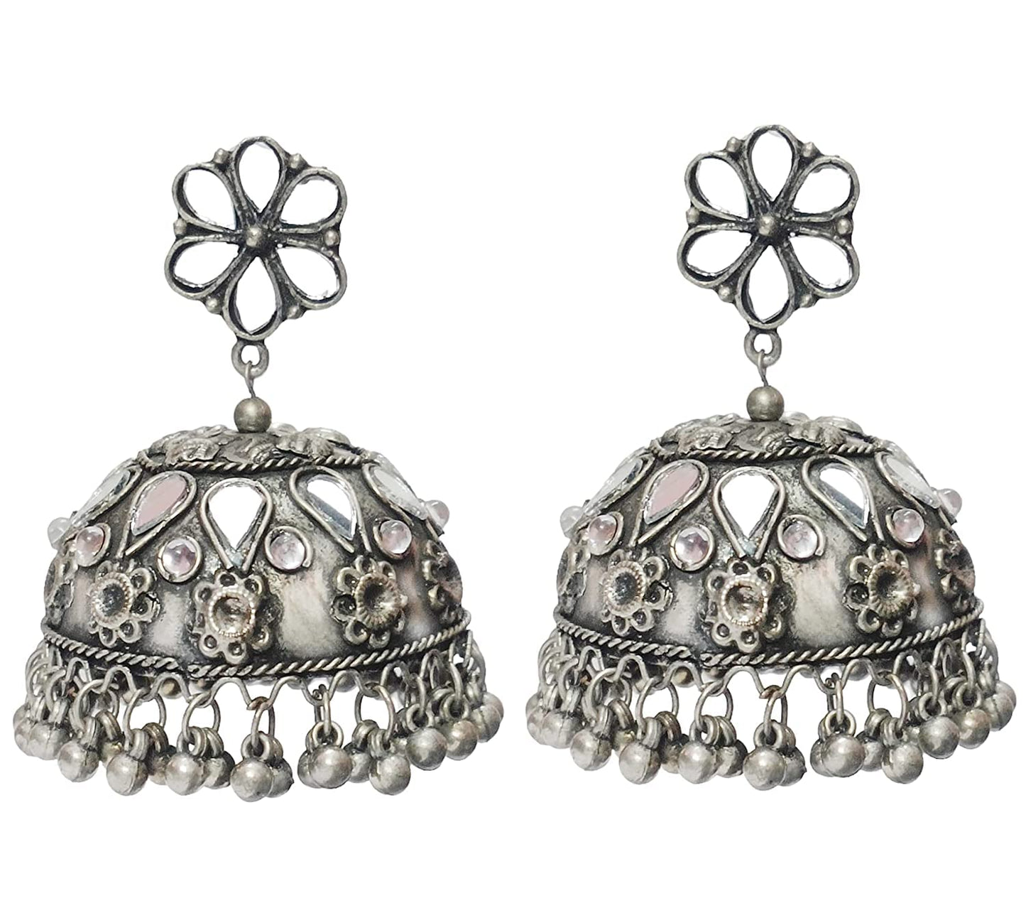 Afghani Style Antique Jhumka Earrings