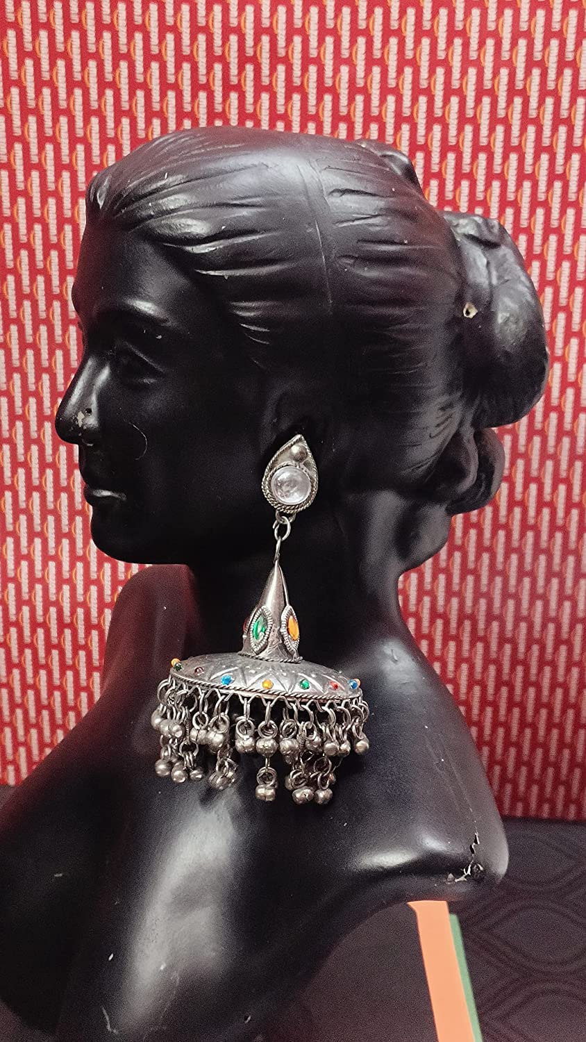 Afghani Style Antique Jhumka Earrings