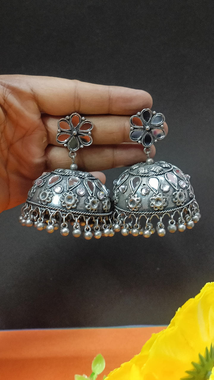 Afghani Style Antique Jhumka Earrings