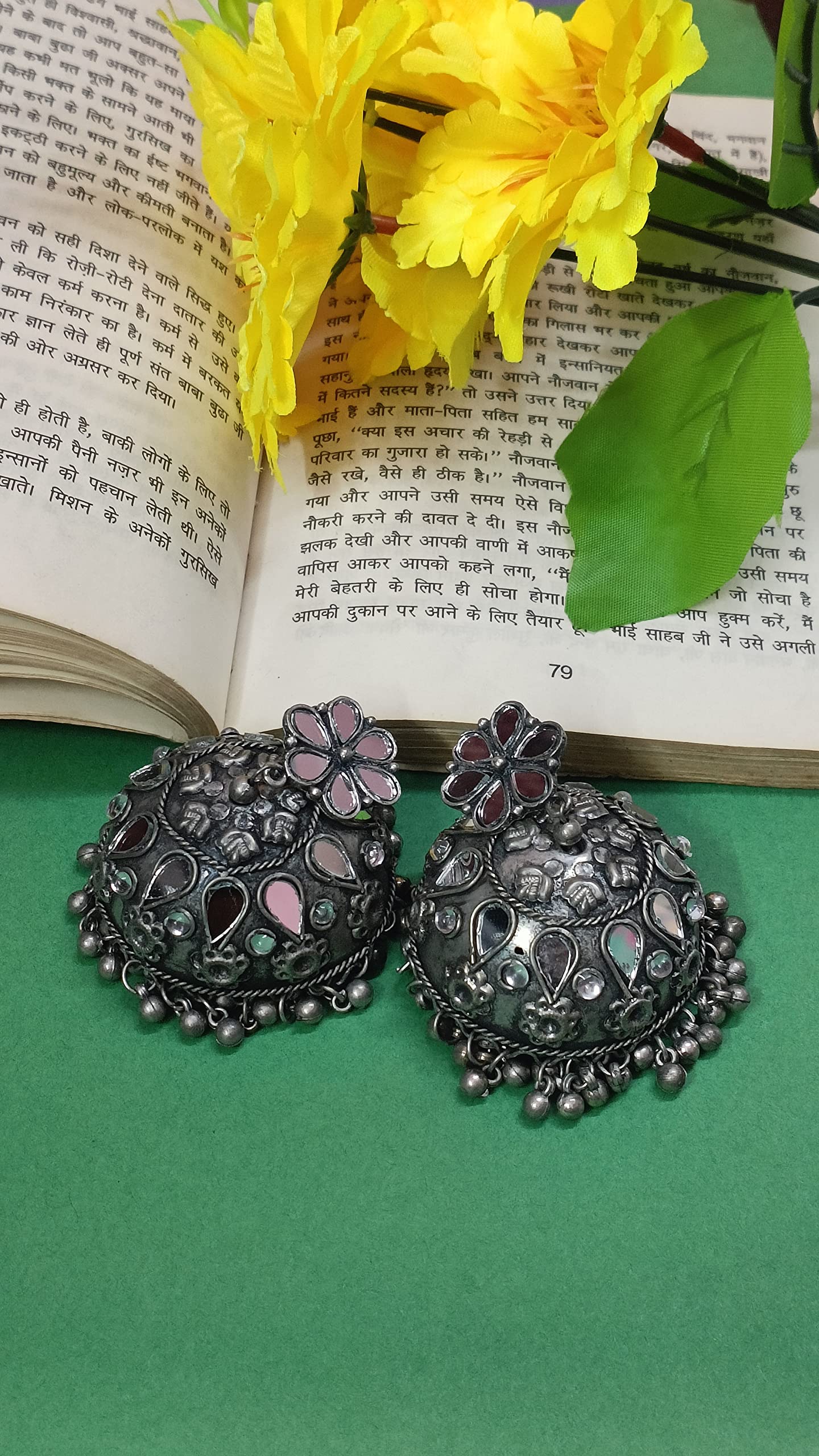 Afghani Style Antique Jhumka Earrings