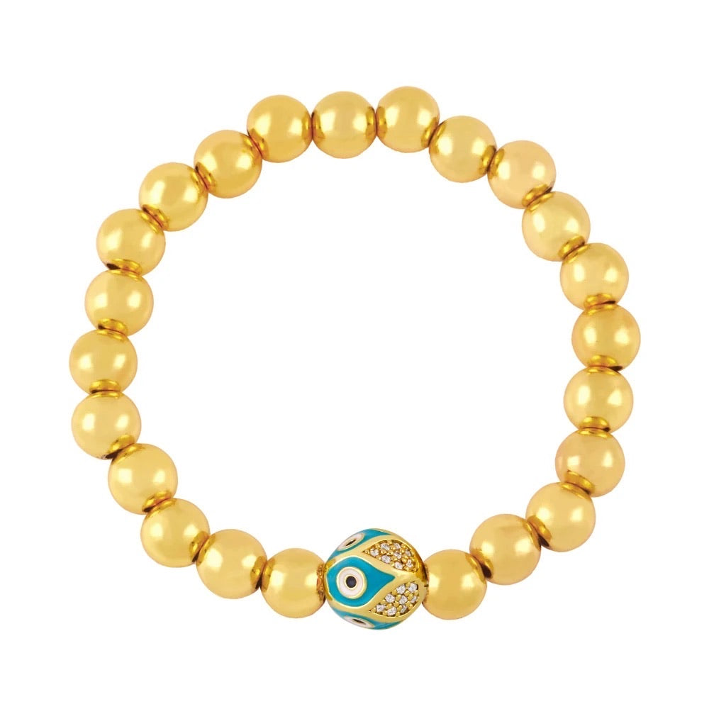 Enamel hot sale stretch bracelet