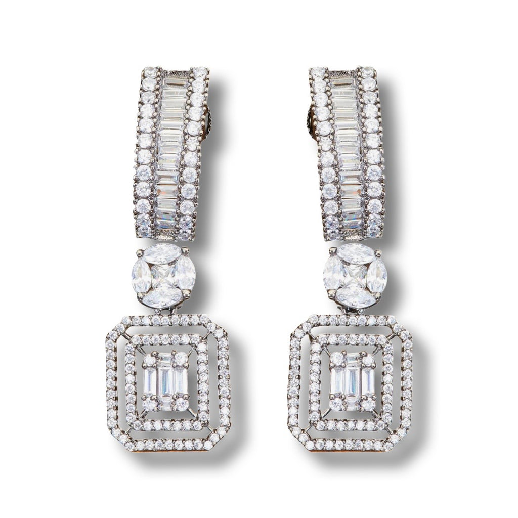 White and Black Diamond Vintage Style Drop Earrings - 5.2 Carat – Savransky  Private Jeweler