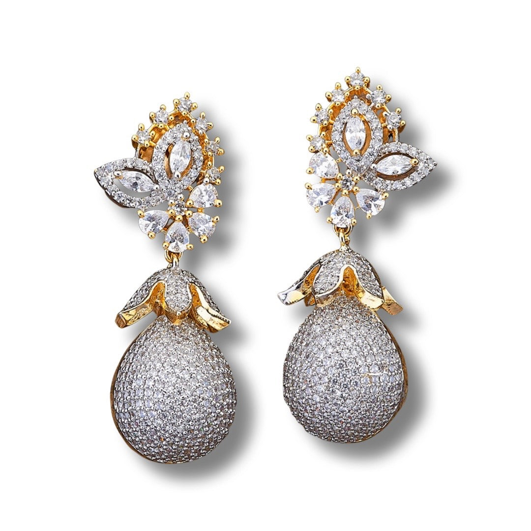 Antheia Drop CZ Earrings