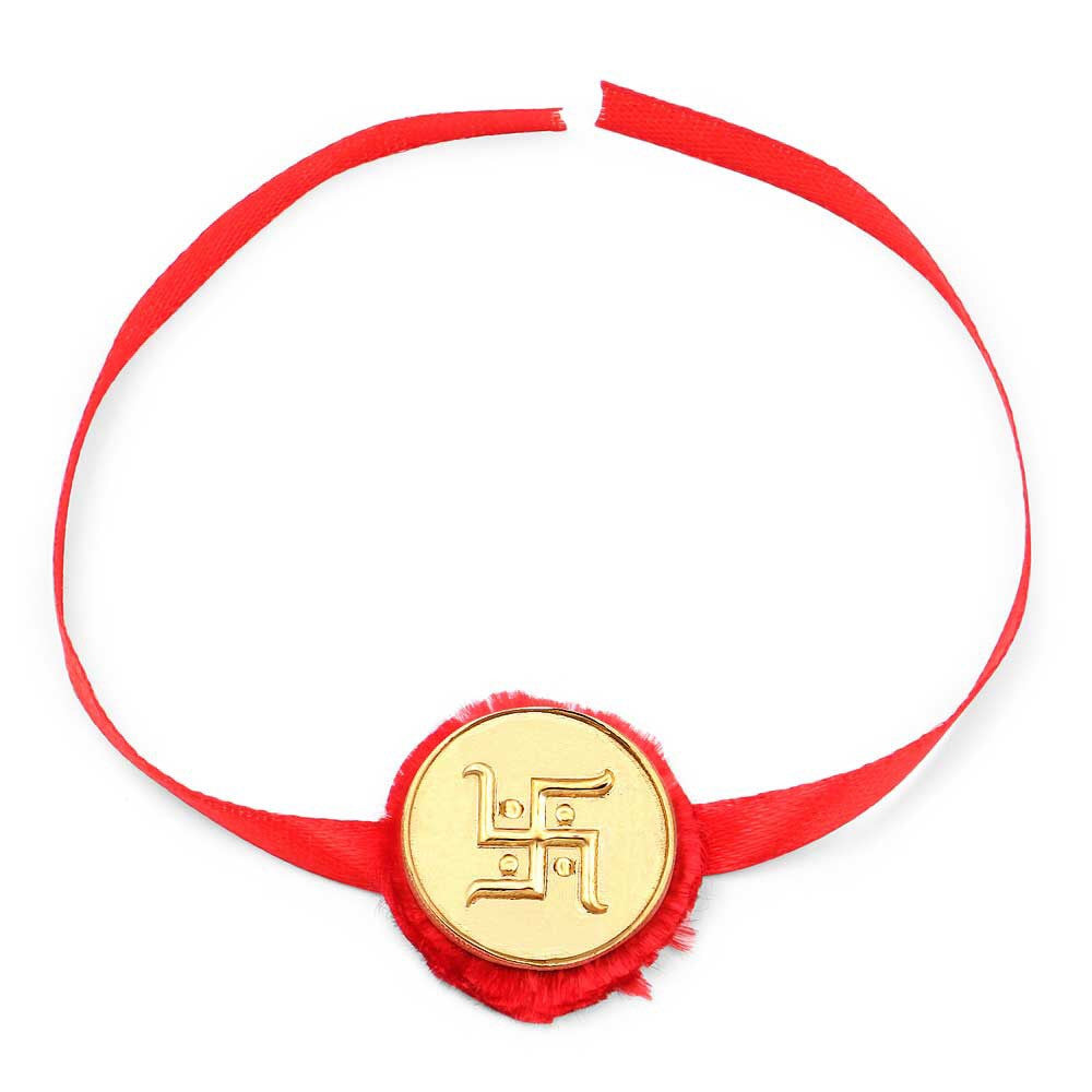 COIN STYLE SWASTIK RAKHI