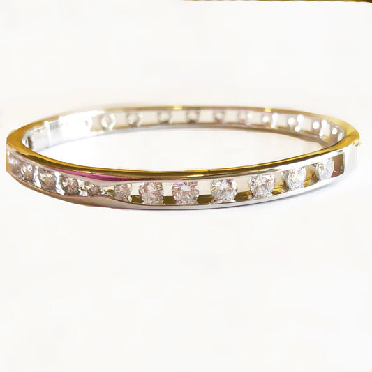 Classic Stone Bangle Bracelet